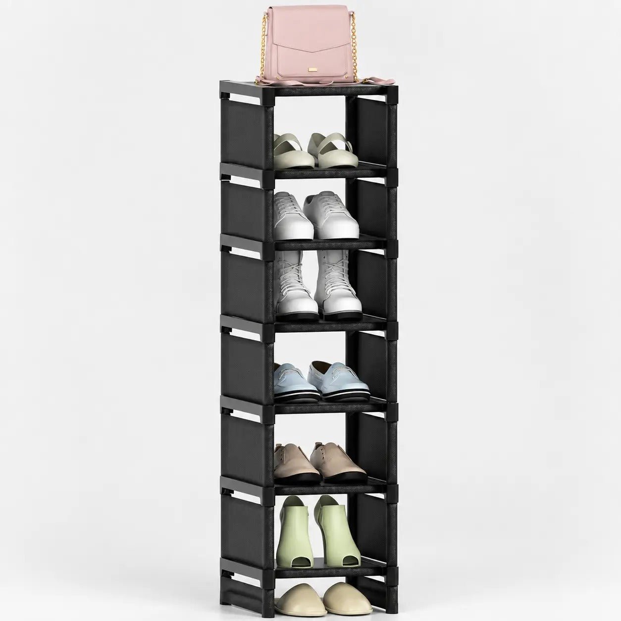 Zapatera Vertical de 7 Niveles con Cubierta - Image 5