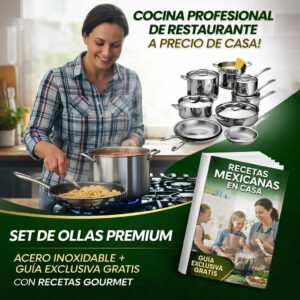 Juego de 13 Ollas Antiadherente VantaCook™ [ANTIADHERENTE TOTAL]