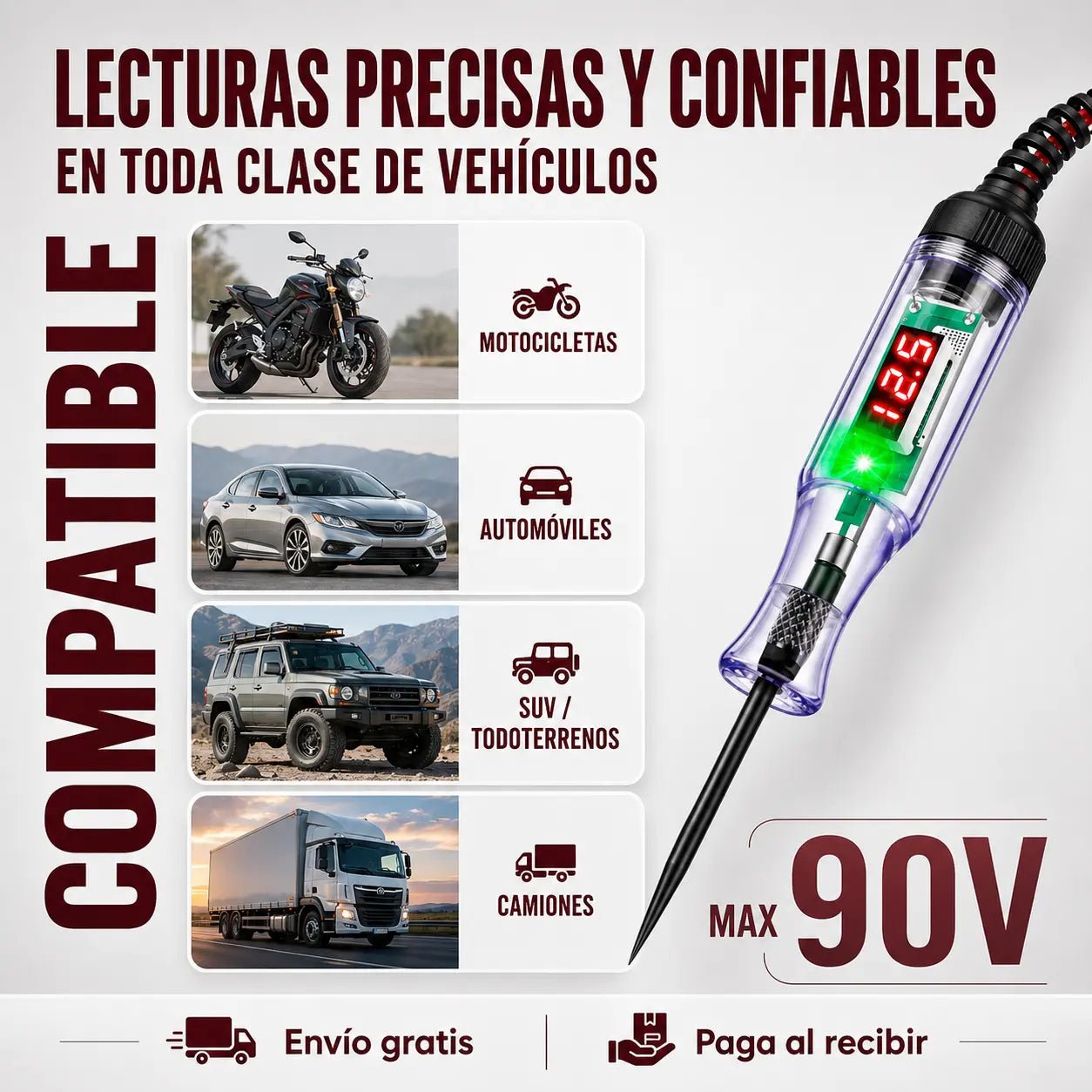 Tester LED de Circuitos Para Vehículos PowerMax™ - Image 2
