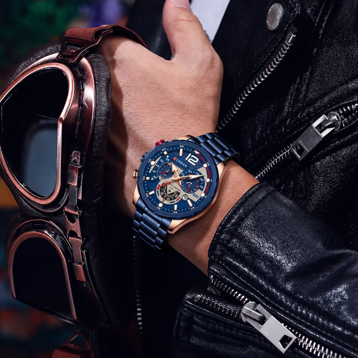 Reloj Impermeable Para Hombre Zafiro™ - Image 3