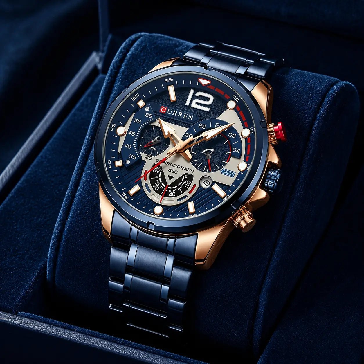 Reloj Impermeable Para Hombre Zafiro™ - Image 2