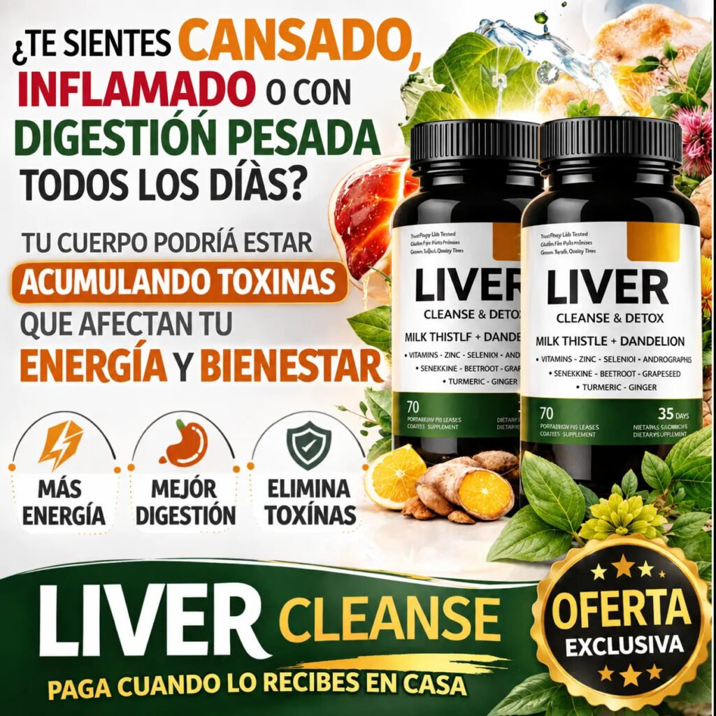 💛 LIVER CLEANSE - Detox Premium 120 Cápsulas total