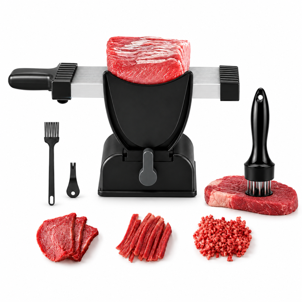Cortador de Carne Multi-Cuchillas SlicePro™ + Ablandador de Regalo [COMBO COCINA]