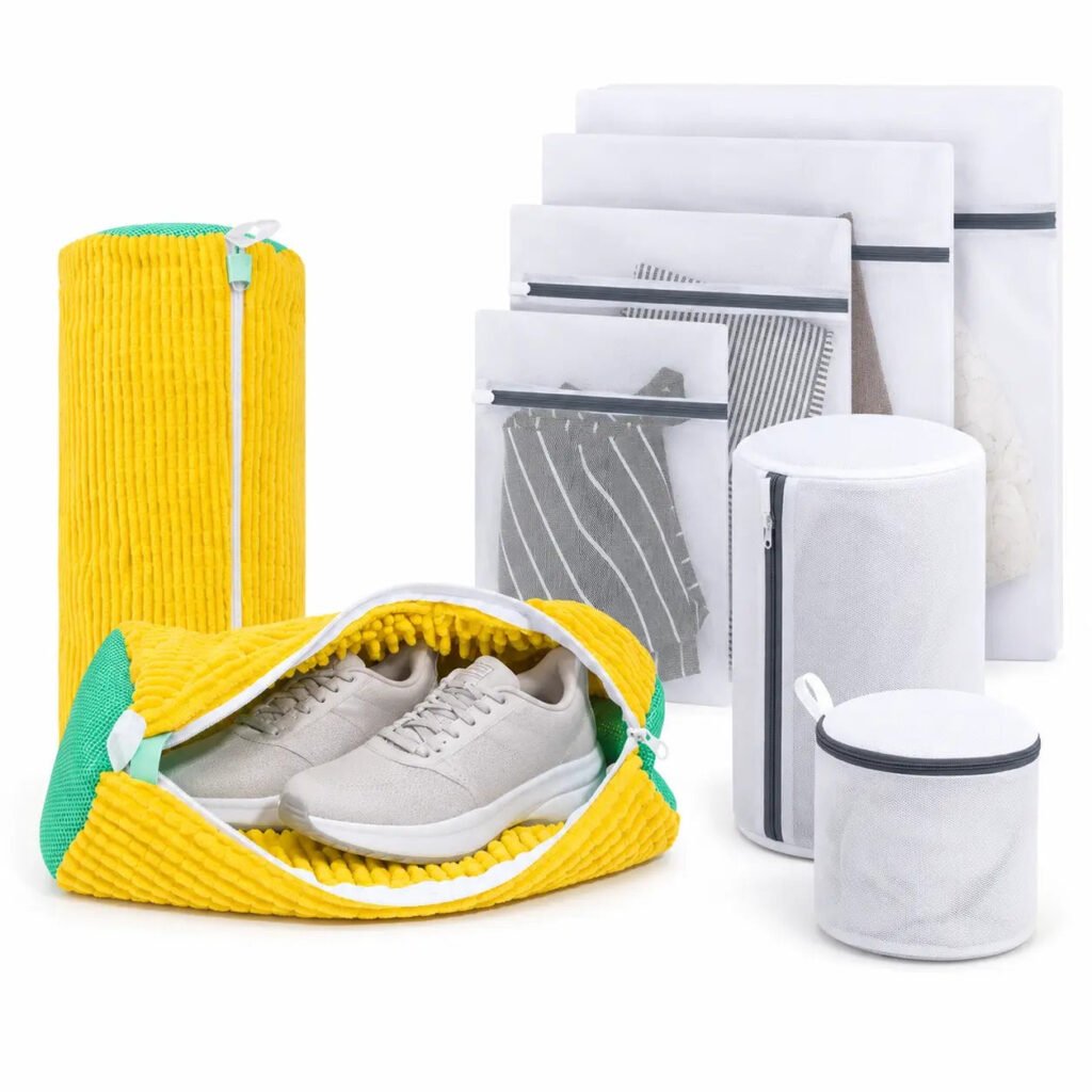 CleanShoes System™ — Bolsa Lavatenis + 8 Bolsas Organizadoras