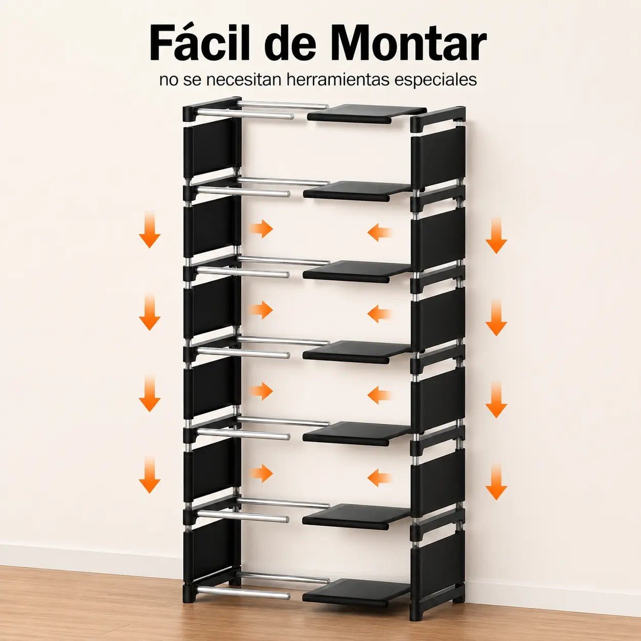 Zapatera Vertical de 7 Niveles con Cubierta - Image 2