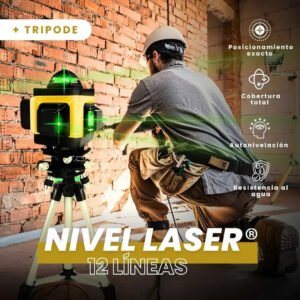 [PROMO] NIVEL LÁSER 16 LÍNEAS: 4D AUTONIVELANTE - 50% DESCUENTO 🔥