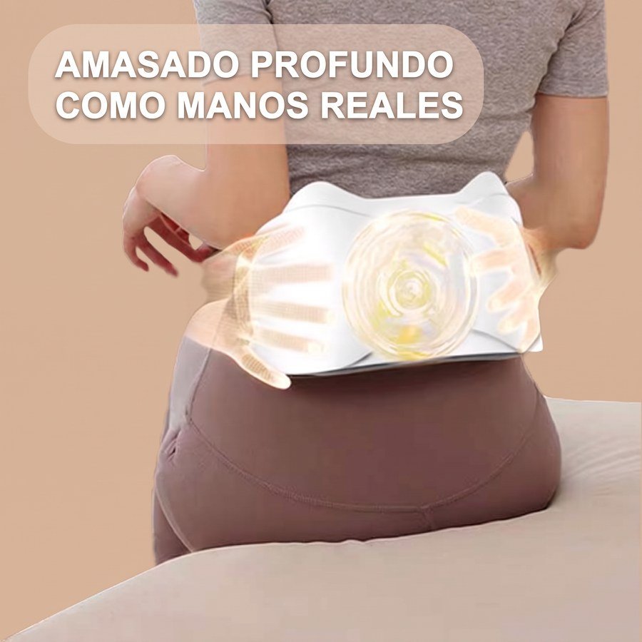 Amasado profundo como manos reales