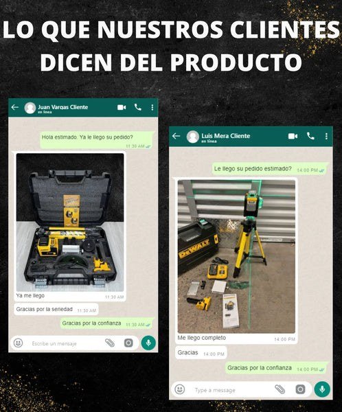 Lo que nuestros clientes dicen del producto — conversaciones de WhatsApp